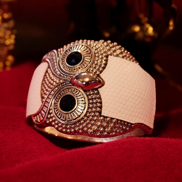 Vintage OWL Clampler Bracelet - Picture 3 of 6